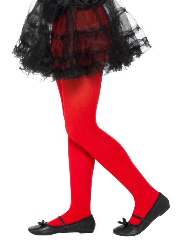 Opaque Tights Child Red_1 sm-49807