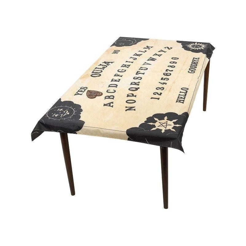 Ouija Board Table Cloth & Planchette Coaster Adult Natural_2 