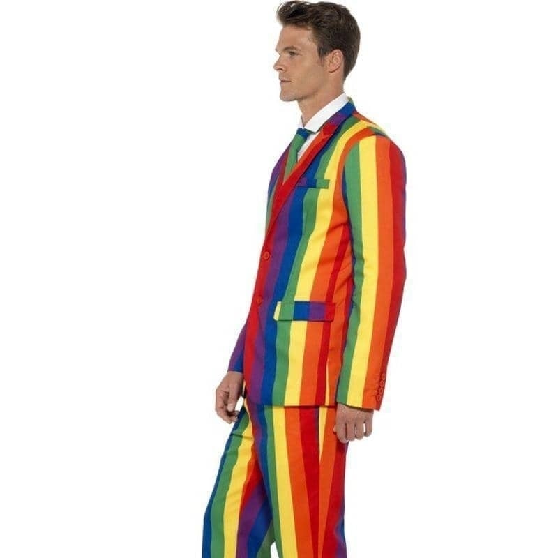 Over The Rainbow Suit Adult Multi Coloured Pride Costume 3