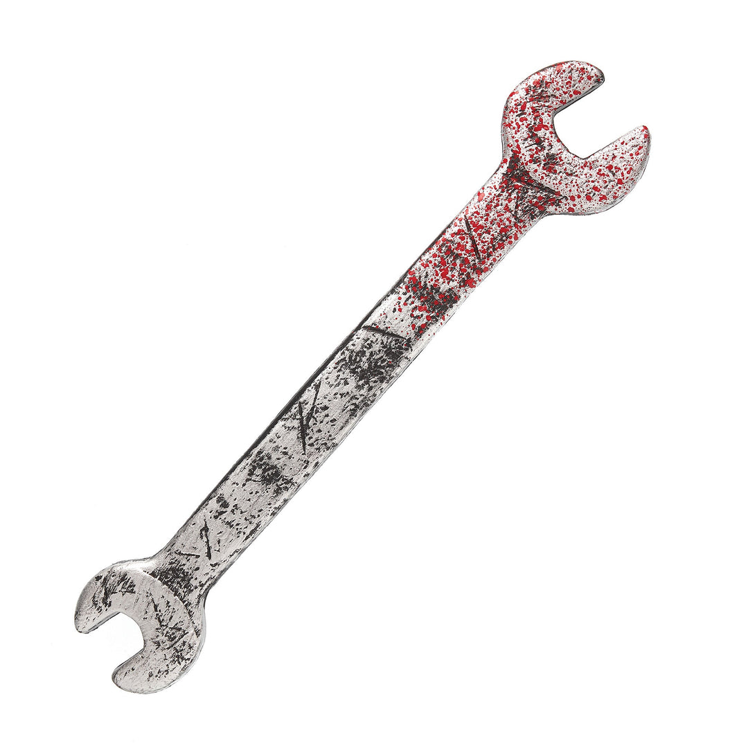 Oversized Spanner 38cm Bloody Halloween Costume Accessory_1