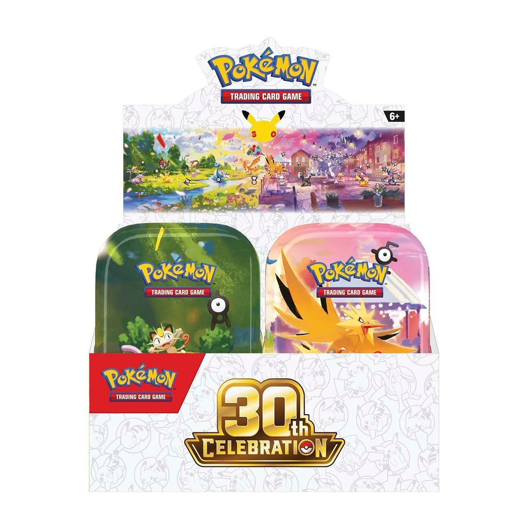 Pokémon TCG 30th Celebration Mini Tins Assorted Display Card Game product image 3