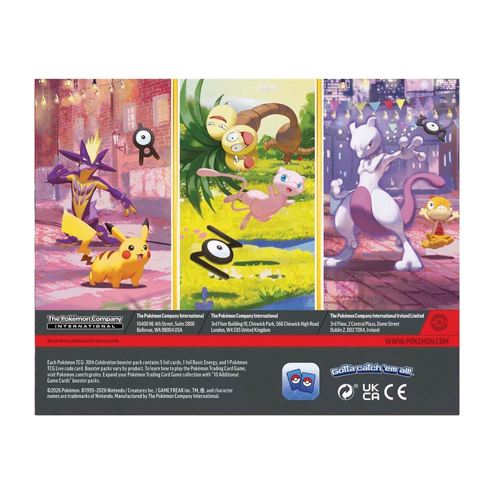 Pokémon TCG 30th Celebration Mini Tins Assorted Display Card Game product image 6