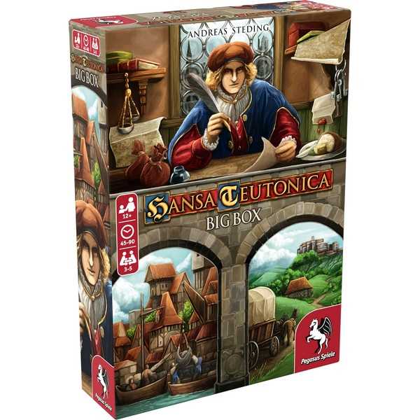 Hansa Teutonica Big Box German English Board Game by Pegasus Press 1