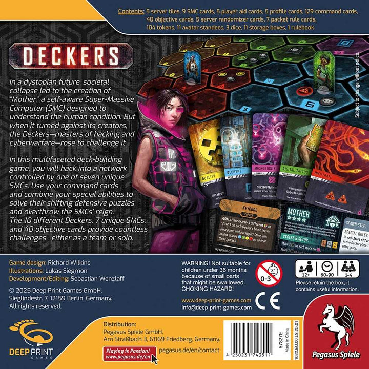 Deckers Cooperative Cyberpunk Deck Building Card Game