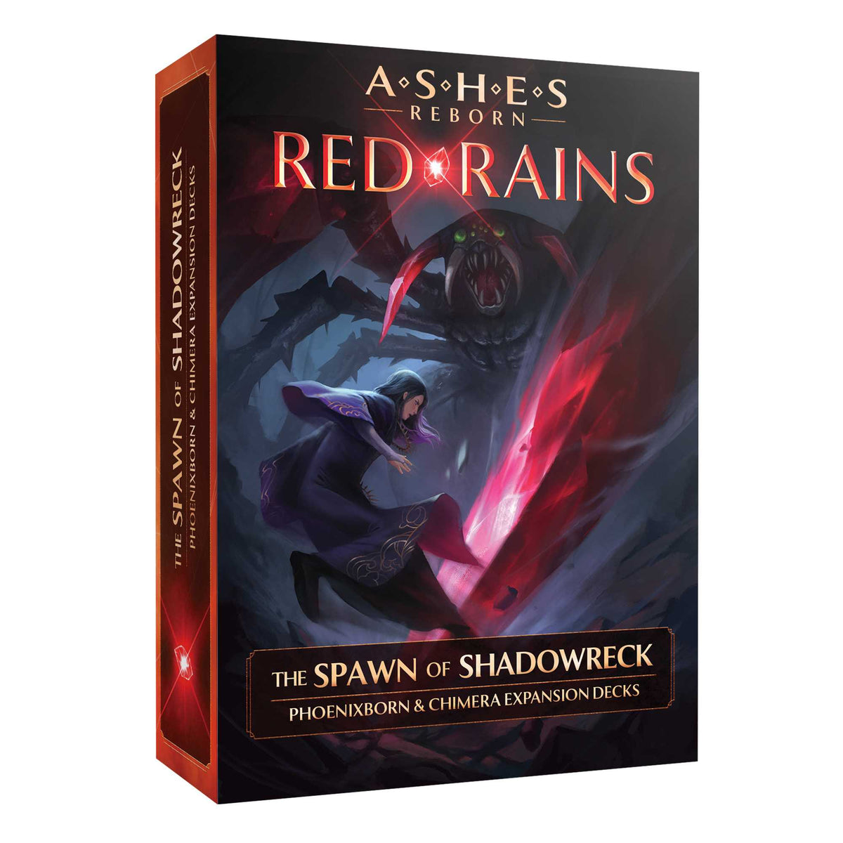 Ashes Reborn Red Rains the Spawn of Shadowreck Phoenixborn and Chimera Expansion Decks 1