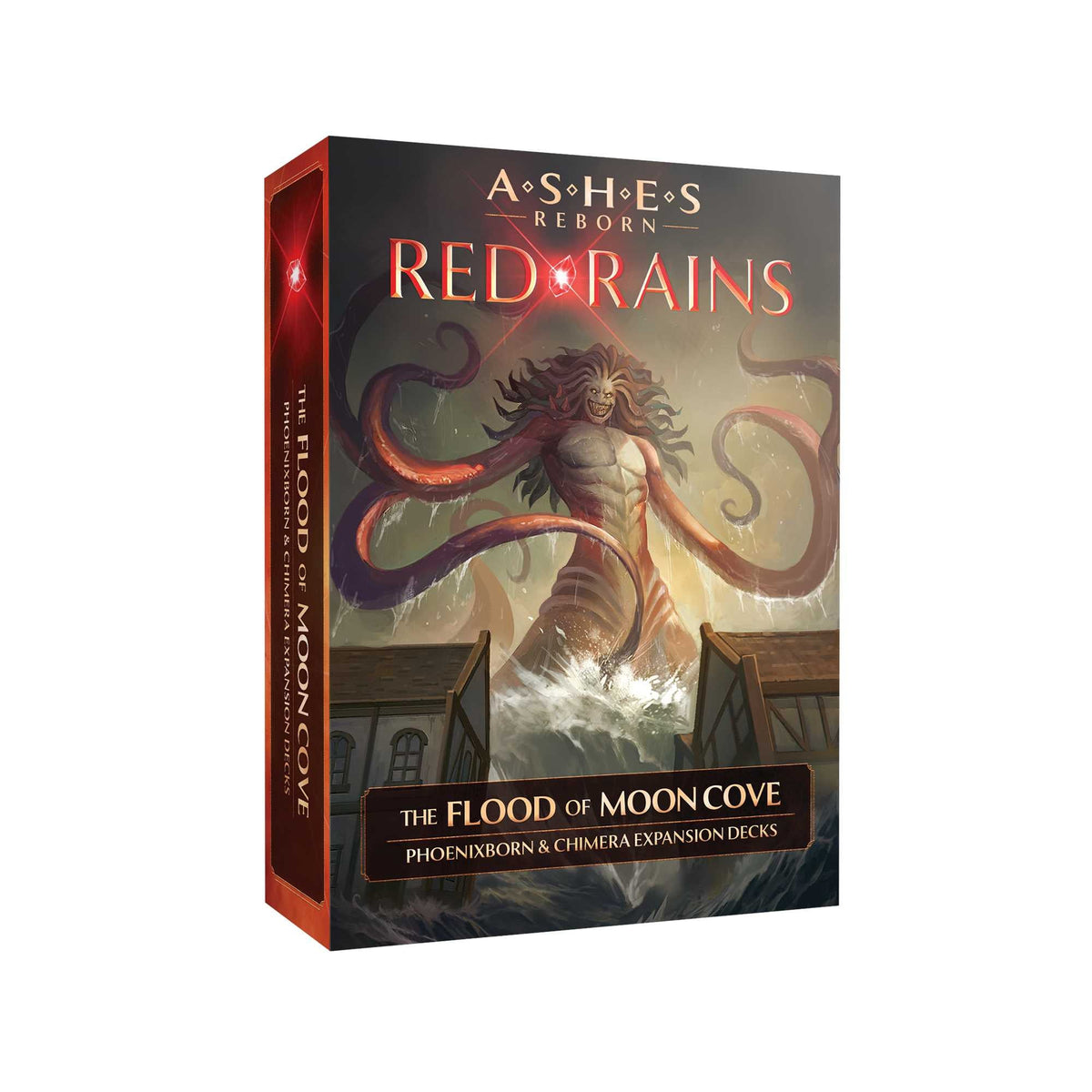 Ashes Reborn Red Rains The Flood of Moon Cove Board Game by Plaid Hat 1
