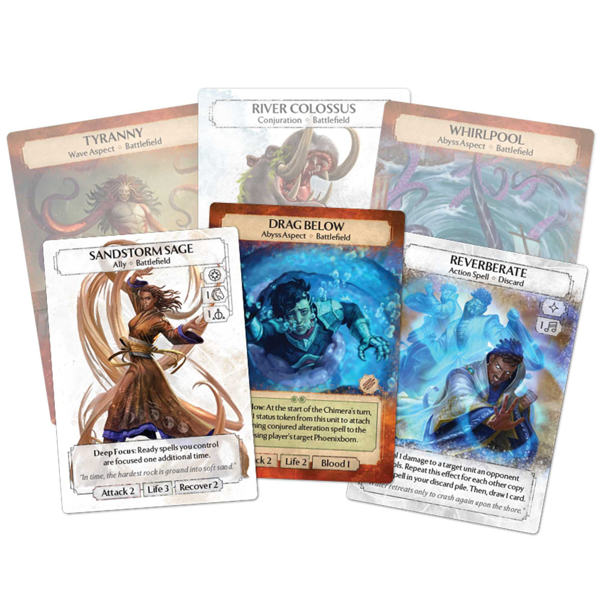 Ashes Reborn Red Rains The Flood of Moon Cove Board Game by Plaid Hat 2
