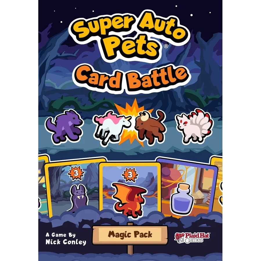 Super Auto Pets Card Battle The Magic Pack Card Game