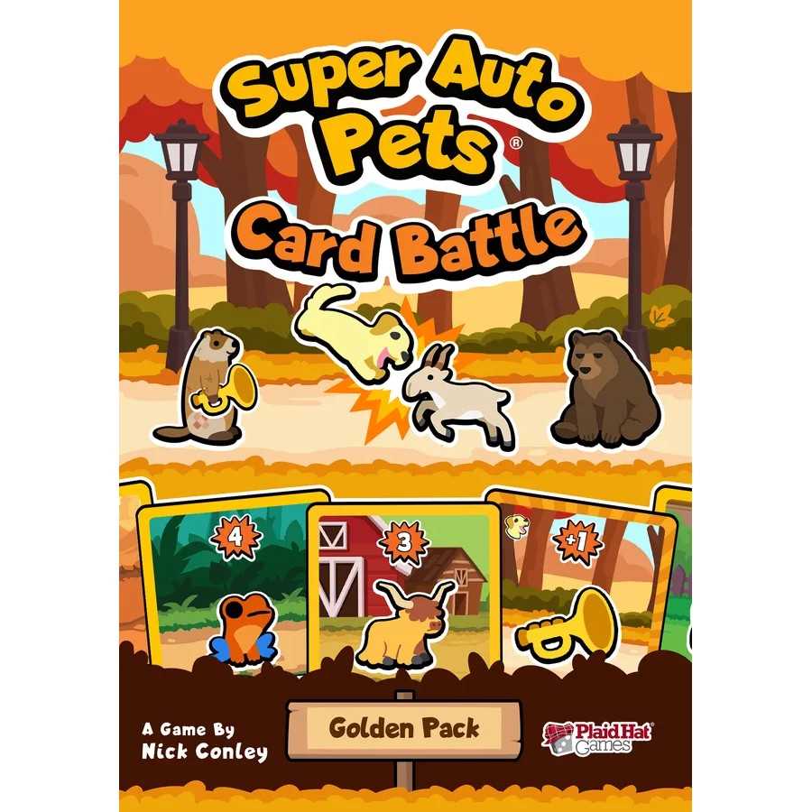 Super Auto Pets Card Battle The Golden Pack Card Game