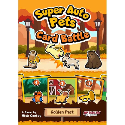 Super Auto Pets Card Battle The Golden Pack Card Game