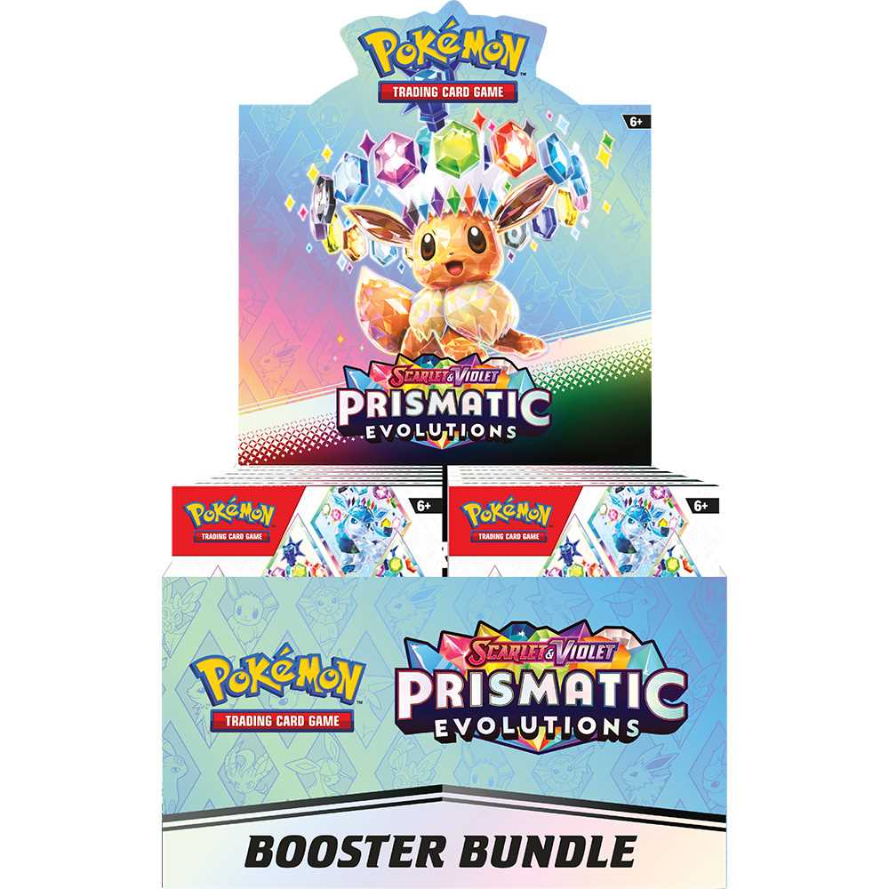 TCG Scarlet and Violet 8 5 Prismatic Evolutions Booster Bundle CDU 1