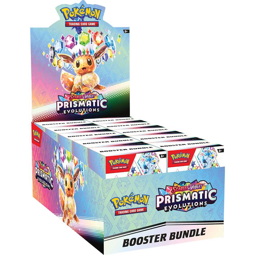 TCG Scarlet and Violet 8 5 Prismatic Evolutions Booster Bundle CDU 2