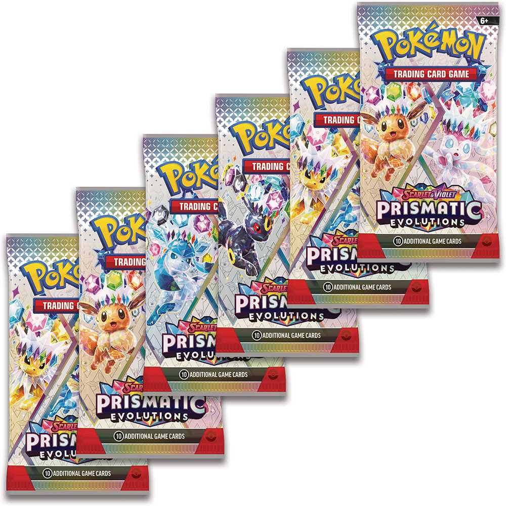 TCG Scarlet and Violet 8 5 Prismatic Evolutions Booster Bundle CDU 6