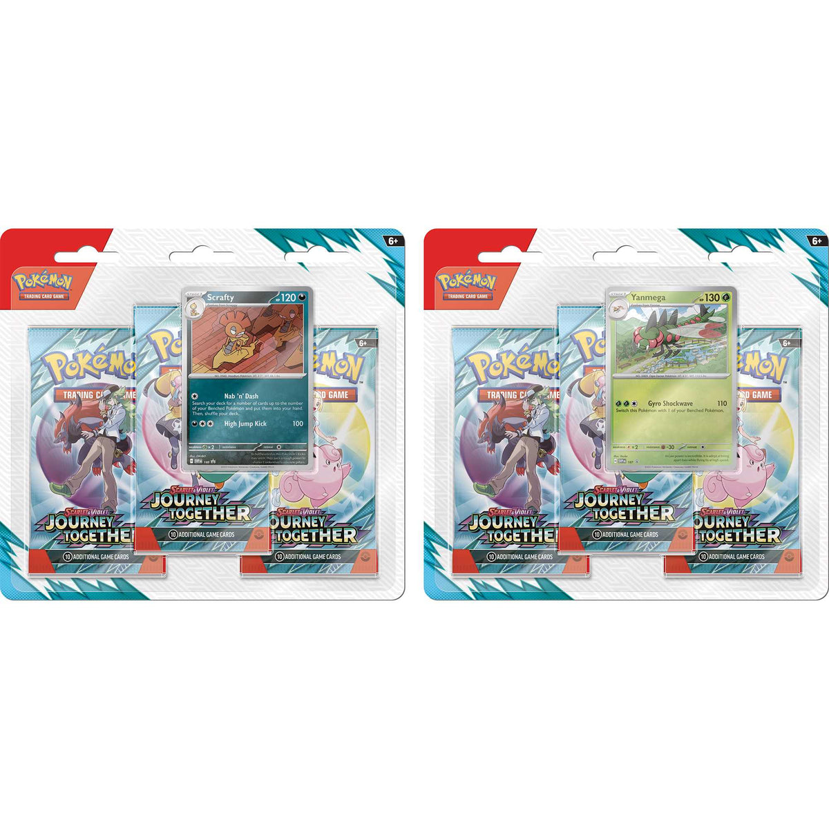 Pokémon TCG: Scarlet & Violet 9 – Journey Together - 3-Pack Blister CDU (12) 1