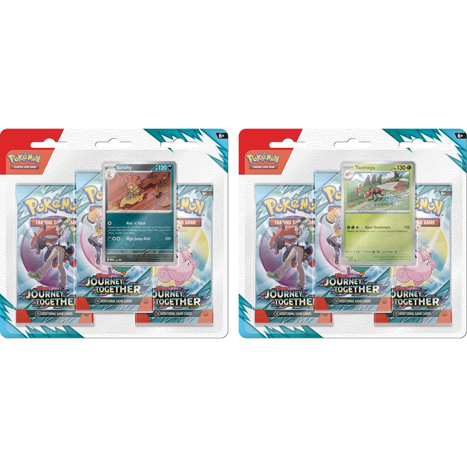 Pokémon TCG: Scarlet & Violet 9 – Journey Together - 3-Pack Blister CDU (12) 1