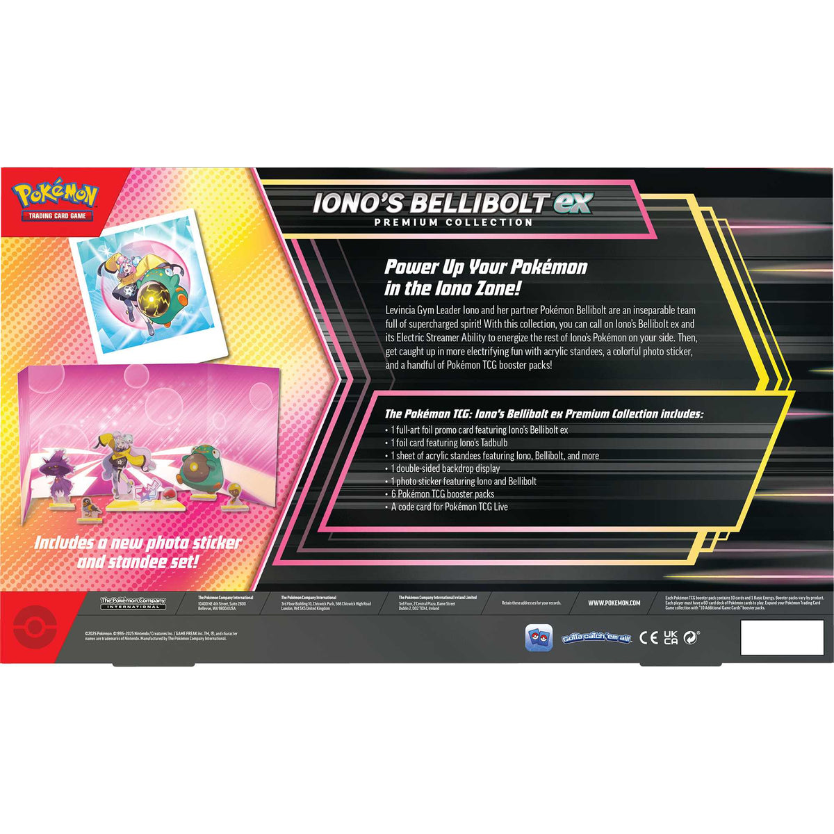 Pokémon TCG: Iono’s Bellibolt ex Premium Collection 4