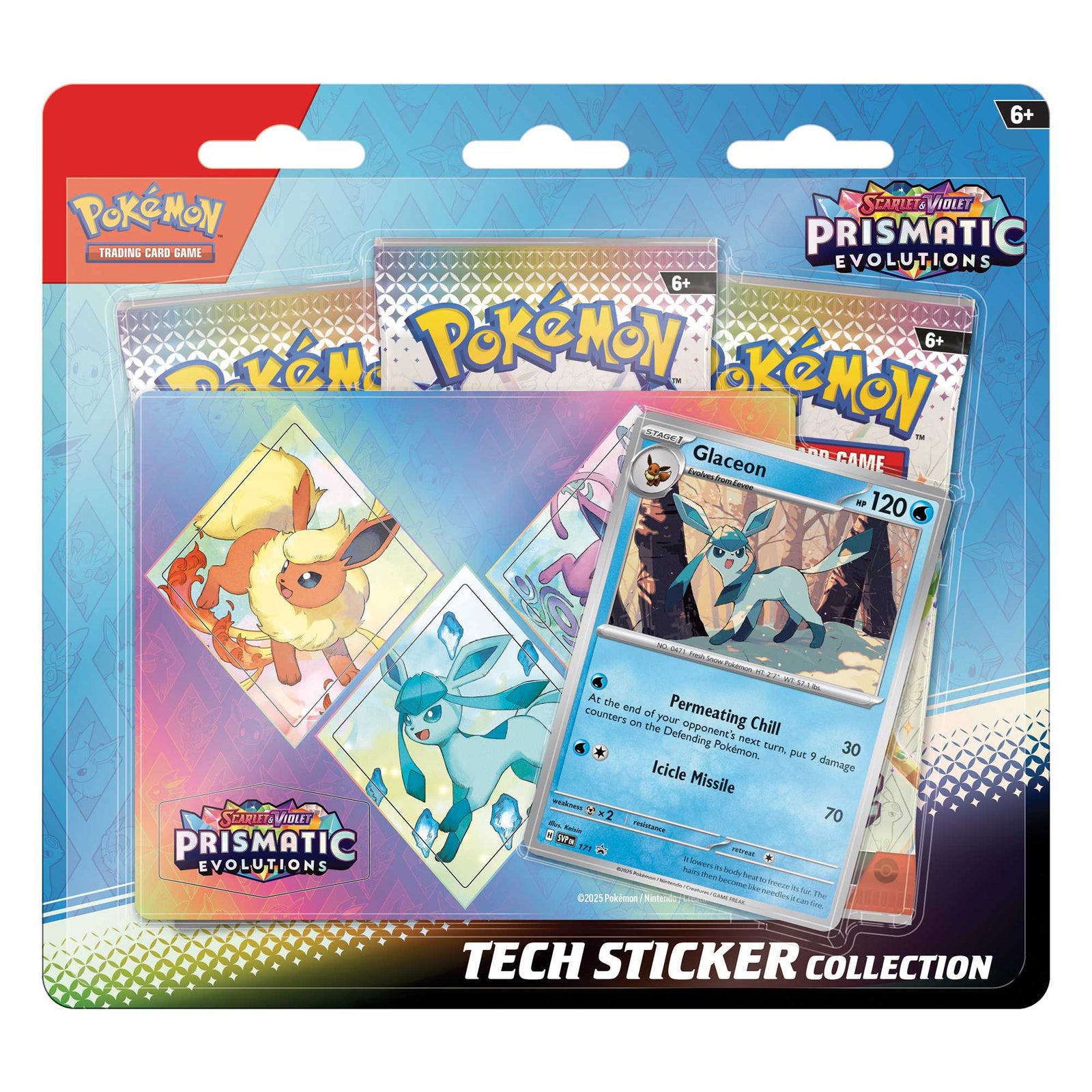 TCG Scarlet and Violet 8 5 Prismatic Evolutions Tech Sticker Collection Assorted Display 2