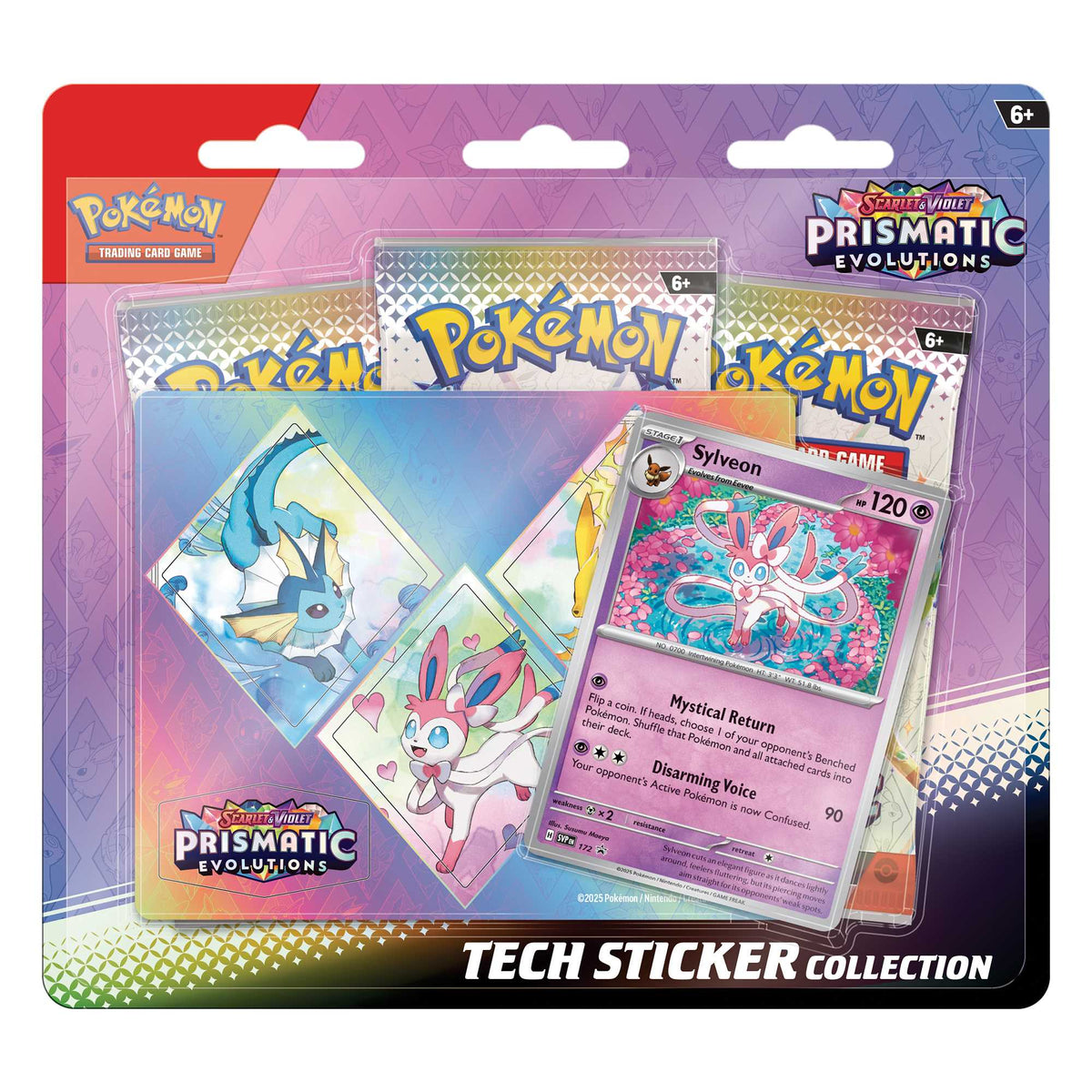 TCG Scarlet and Violet 8 5 Prismatic Evolutions Tech Sticker Collection Assorted Display 4