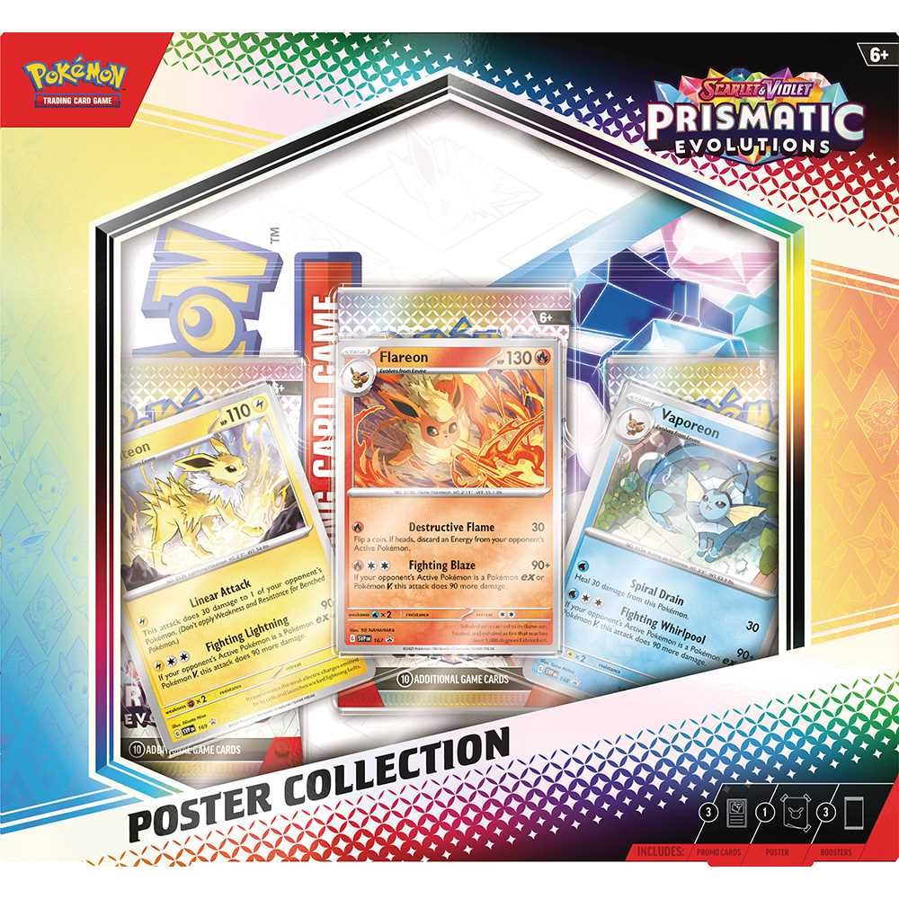 TCG Scarlet and Violet 8 5 Prismatic Evolutions Poster Collection 1