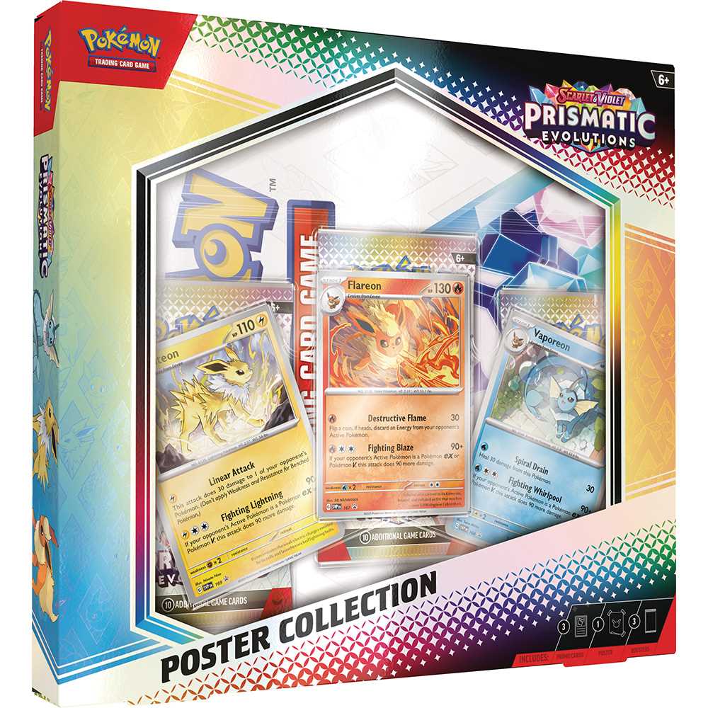 Pokémon TCG: Scarlet & Violet 8.5 - Prismatic Evolutions - Poster Collection