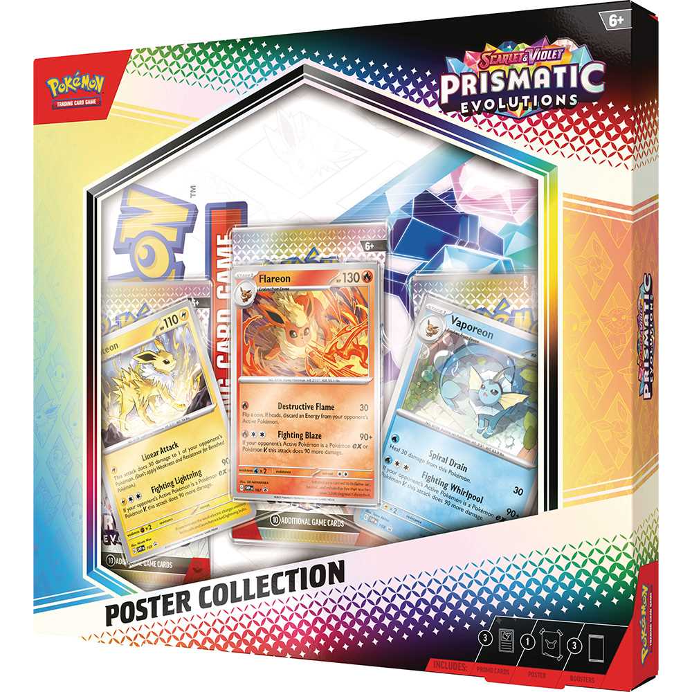 Pokémon TCG: Scarlet & Violet 8.5 - Prismatic Evolutions - Poster Collection