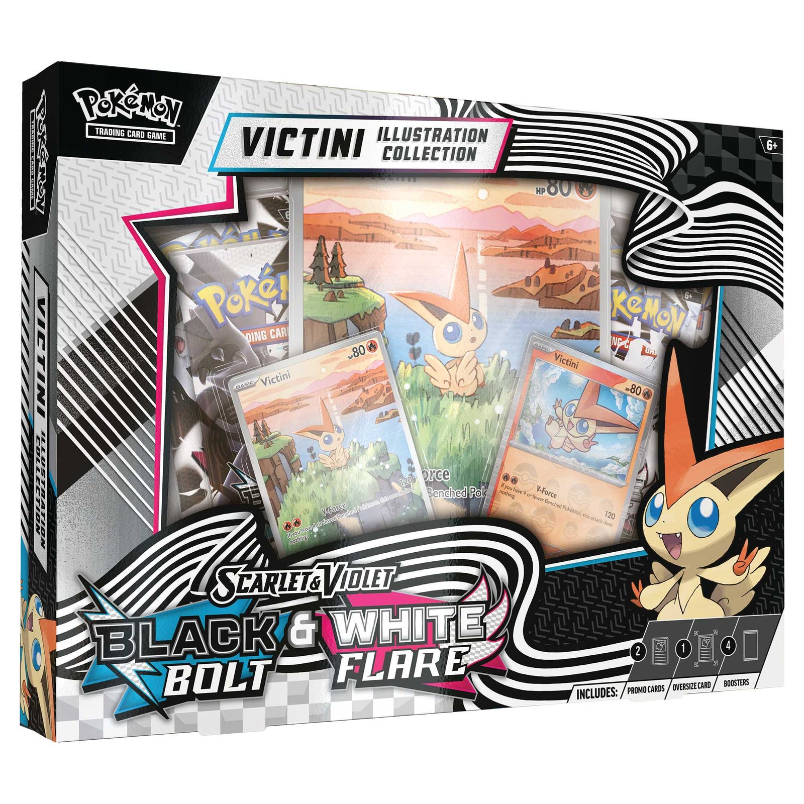 Pokémon TCG: Scarlet & Violet 10.5 - Black Bolt & White Flare Unova Victini Illustration Collection 1