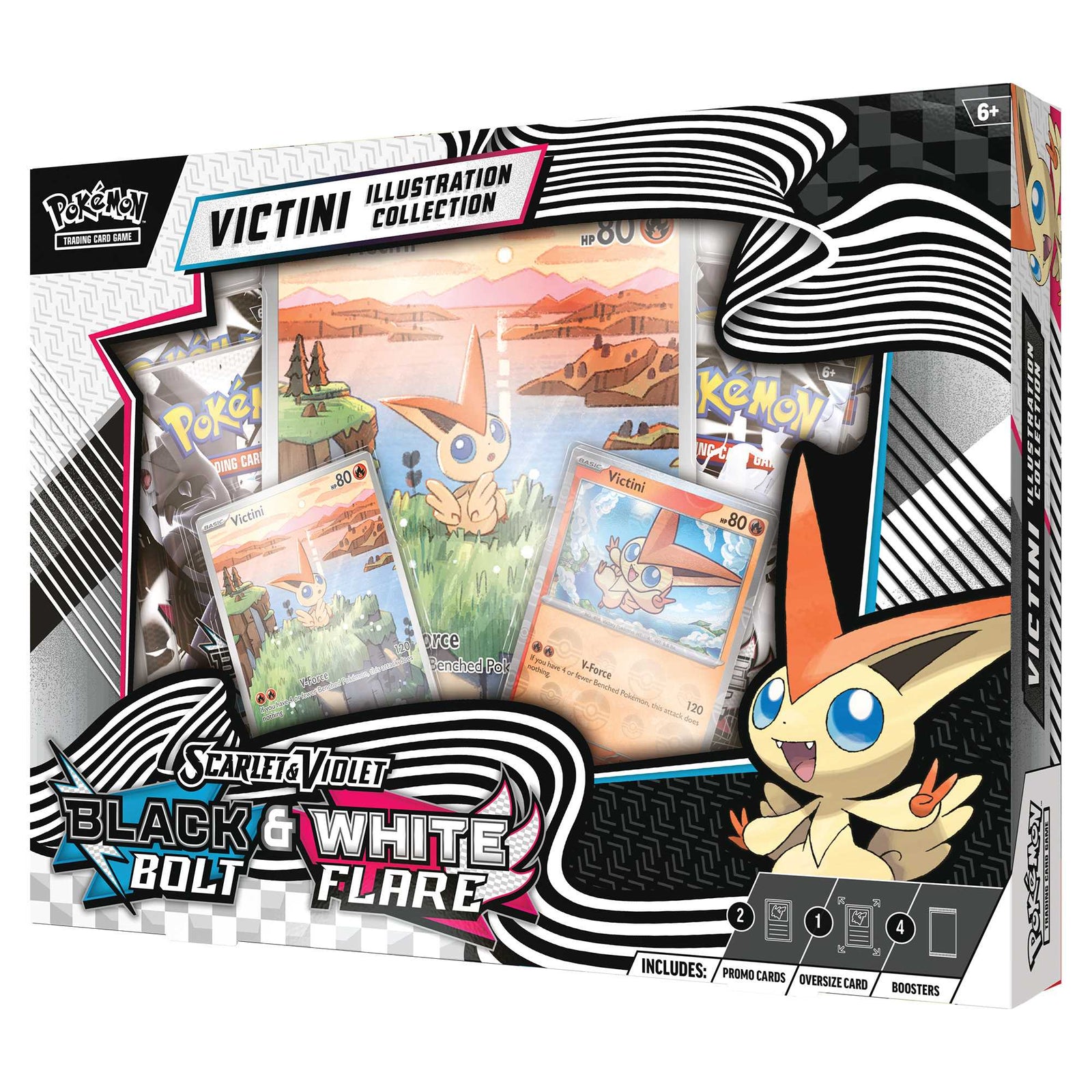 Pokémon TCG: Scarlet & Violet 10.5 - Black Bolt & White Flare Unova Victini Illustration Collection 2