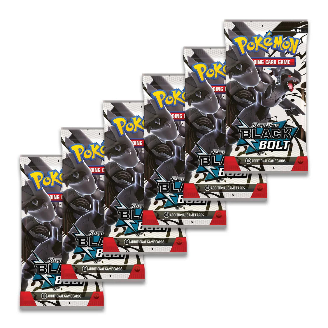 Pokémon TCG: Scarlet & Violet 10.5 - Black Bolt - Booster Bundle 6 Pack 3