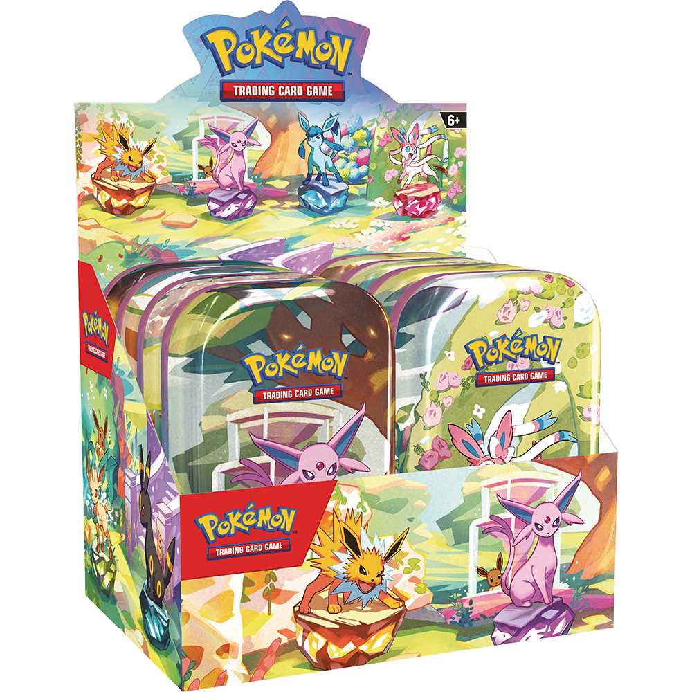 Pokémon TCG: Scarlet & Violet 8.5 - Prismatic Evolutions – Mini Tin Assorted CDU 1