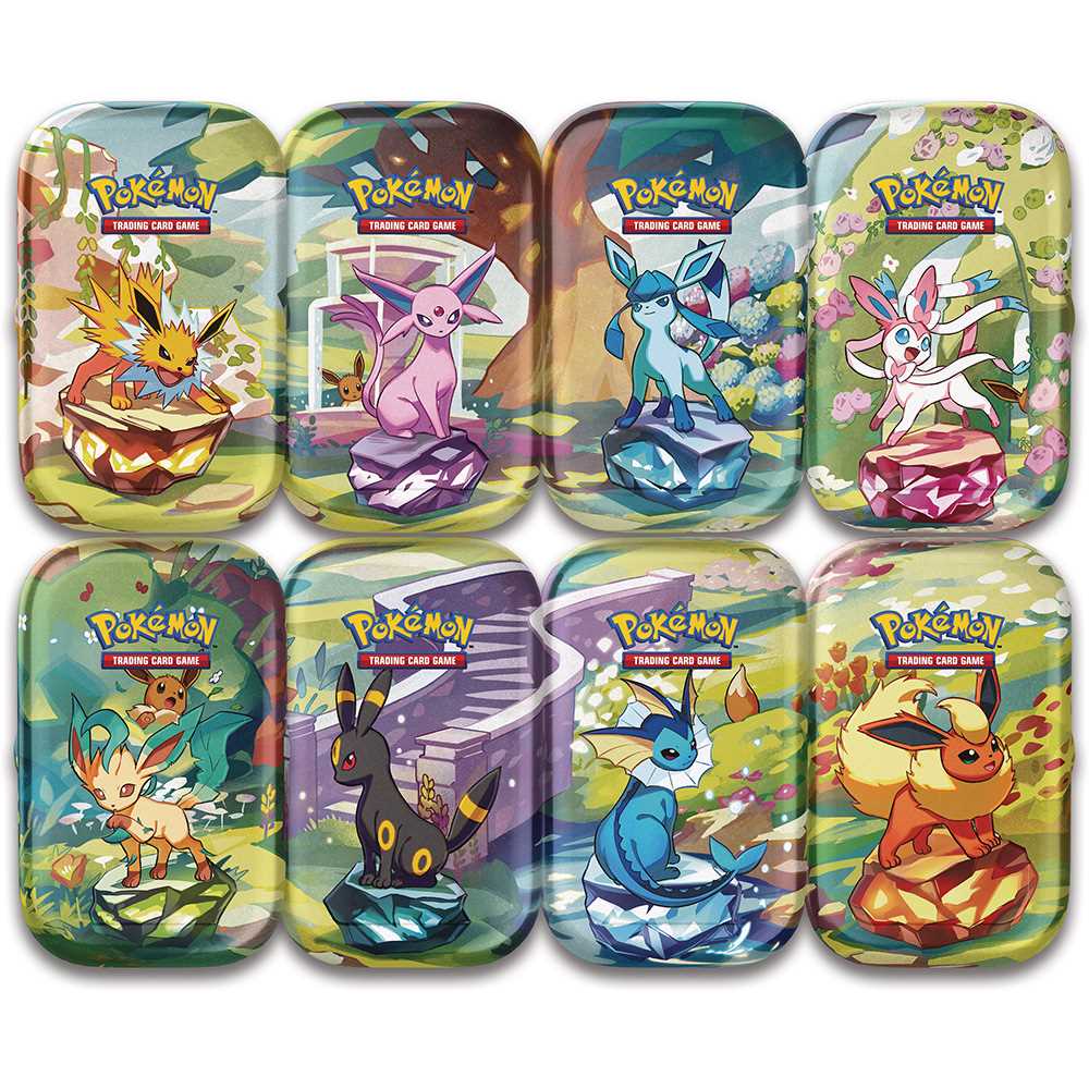 Pokémon TCG: Scarlet & Violet 8.5 - Prismatic Evolutions – Mini Tin Assorted CDU 2