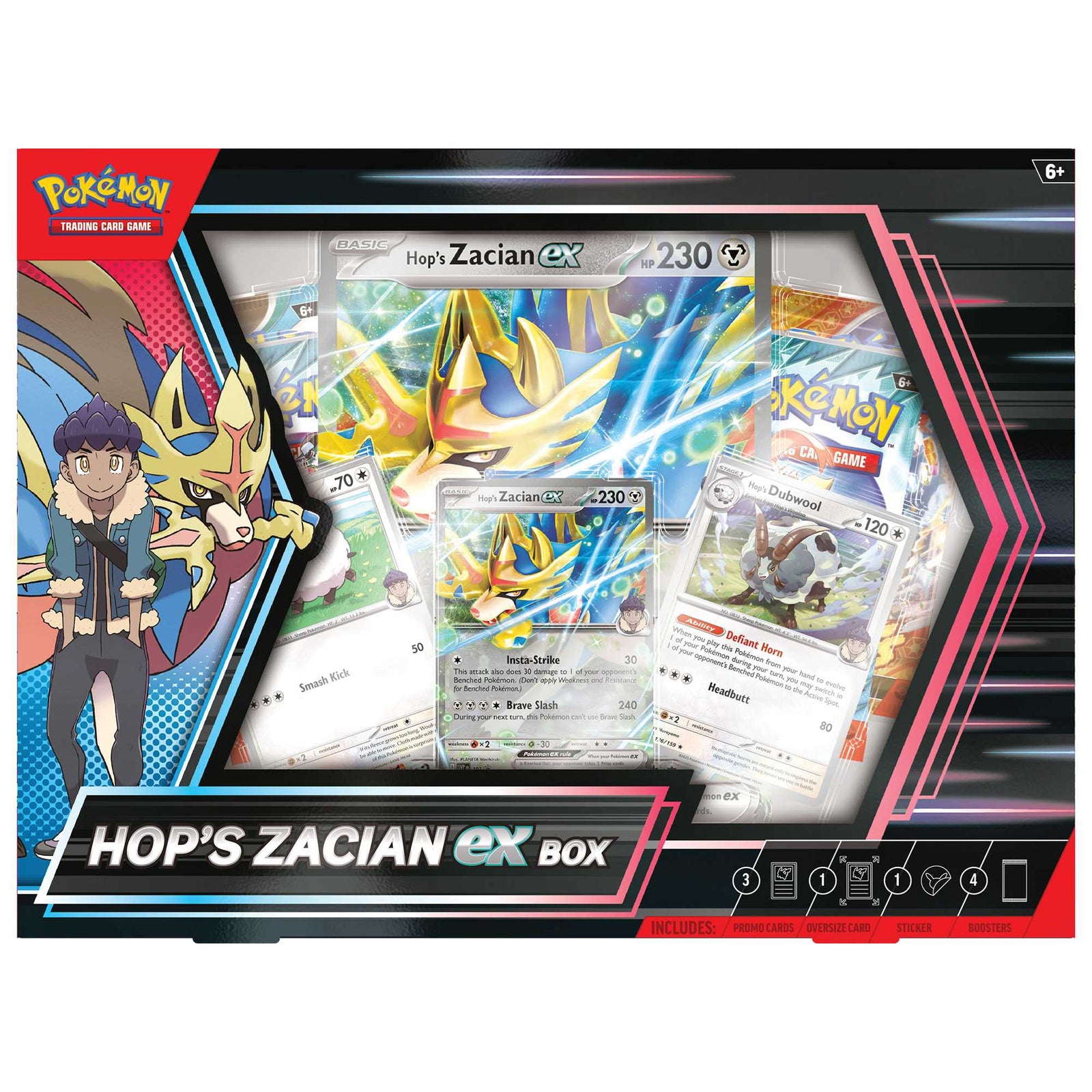 Pokemon TCG: Hop's Zacian ex Box 2
