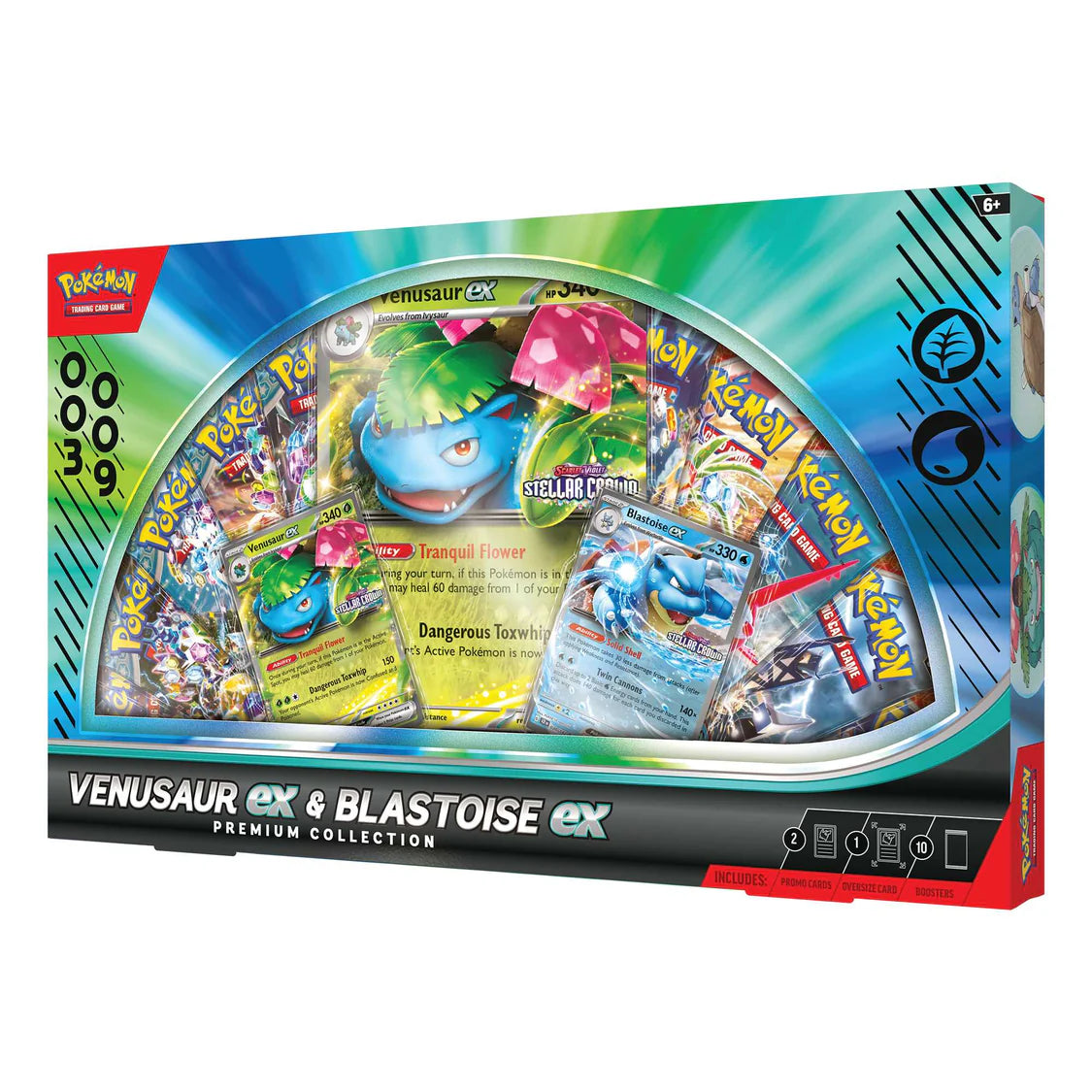 TCG Venusaur Blastoise Ex Premium Collection Case of 6 H and I Exclusive 3
