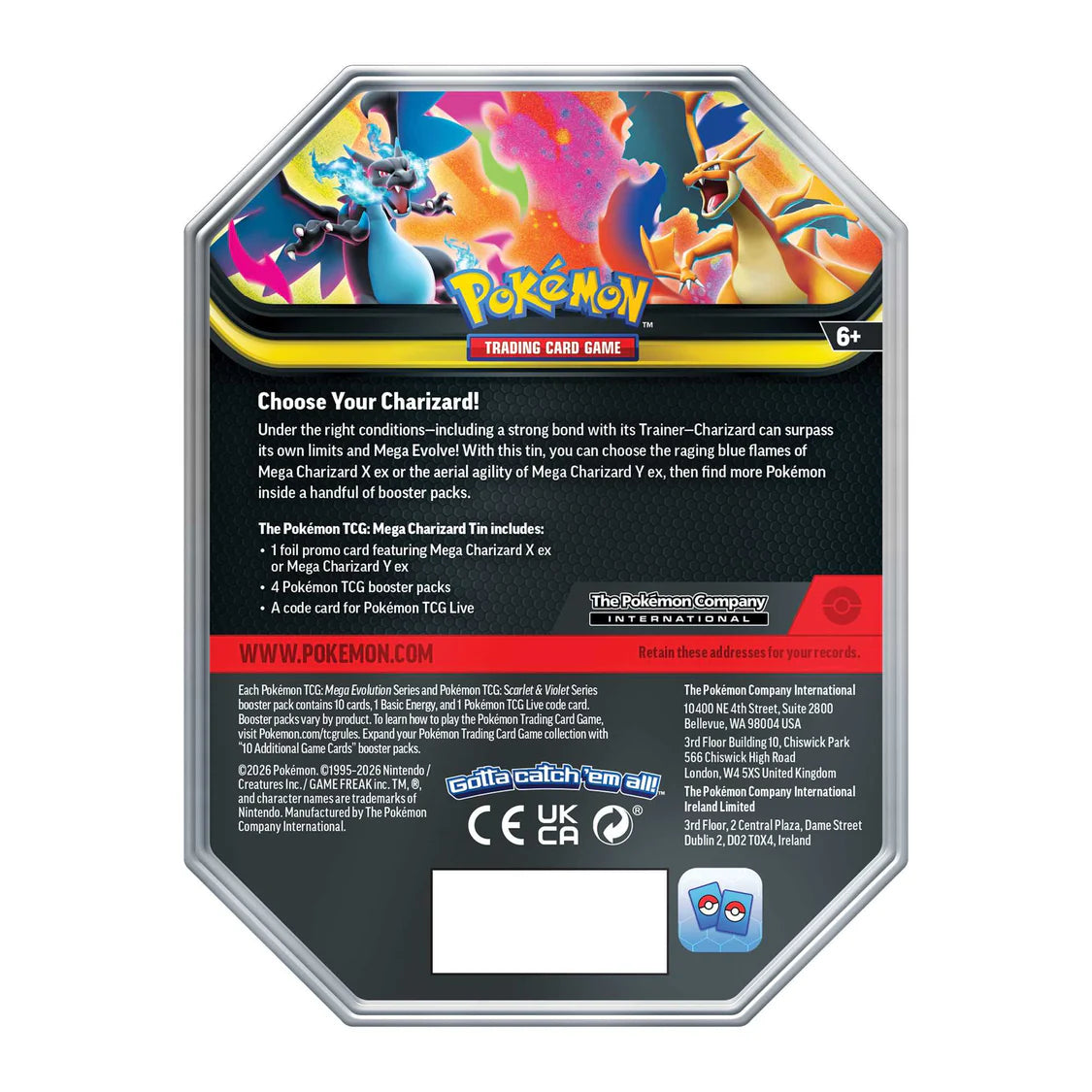 Pokémon TCG Mega Charizard Tin product image 4