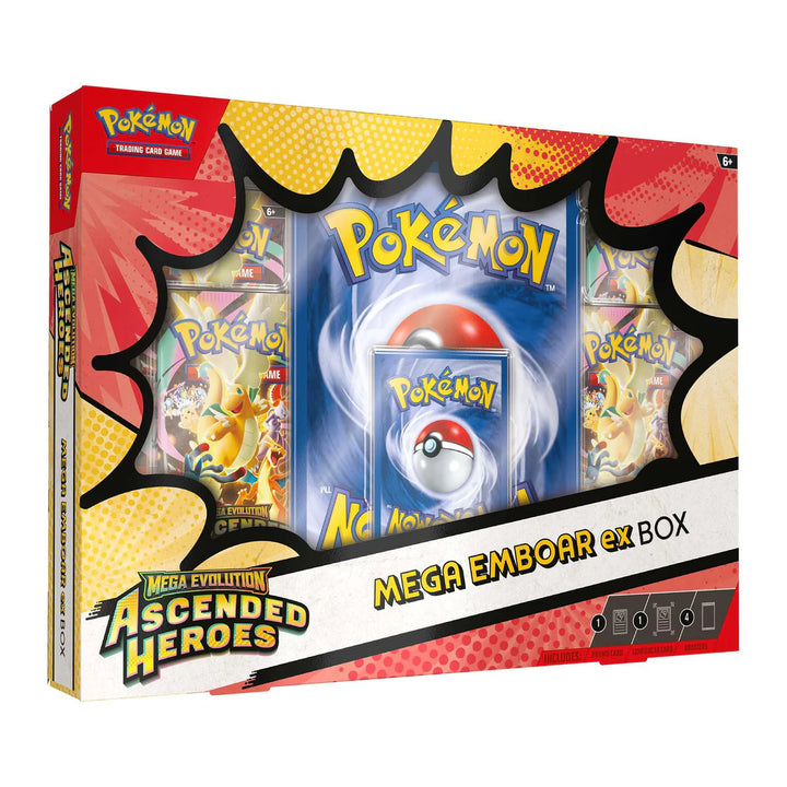 Pokémon TCG Mega Evolution Ascended Heroes Mega Emboar ex Box product image