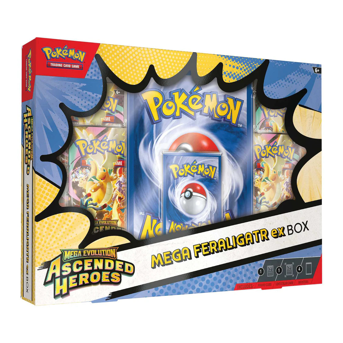 Pokémon TCG Mega Evolution Ascended Heroes Mega Feraligatr ex Box product image