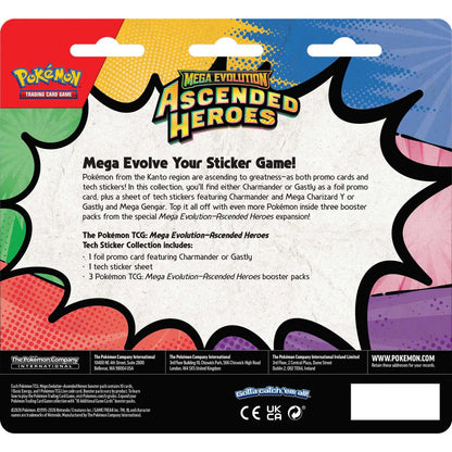 Pokémon TCG Mega Evolution Ascended Heroes Tech Sticker Collection product image 3