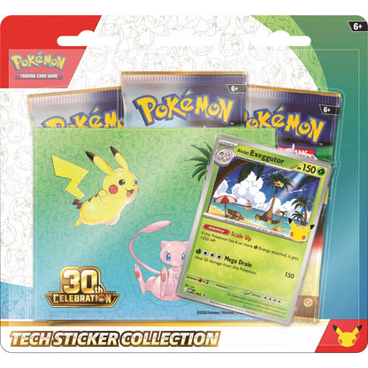 Pokémon TCG 30th Celebration Tech Sticker Collection Assorted product image
