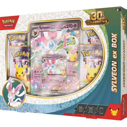 Pokémon TCG 30th Celebration Sylveon ex Box Card Game product image 3