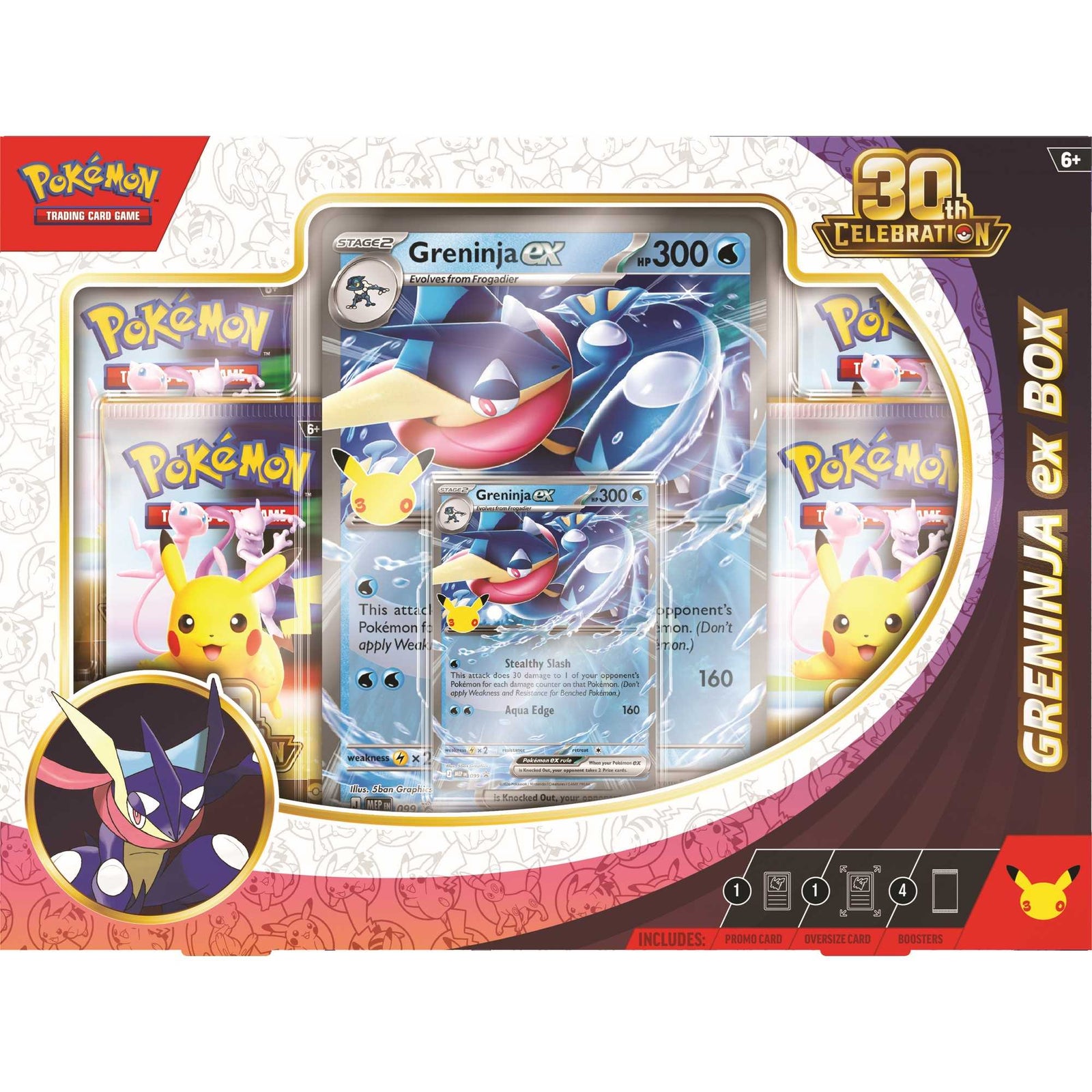Pokémon TCG 30th Celebration Greninja ex Box Card Game product image