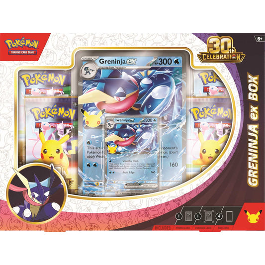 Pokémon TCG 30th Celebration Greninja ex Box Card Game product image