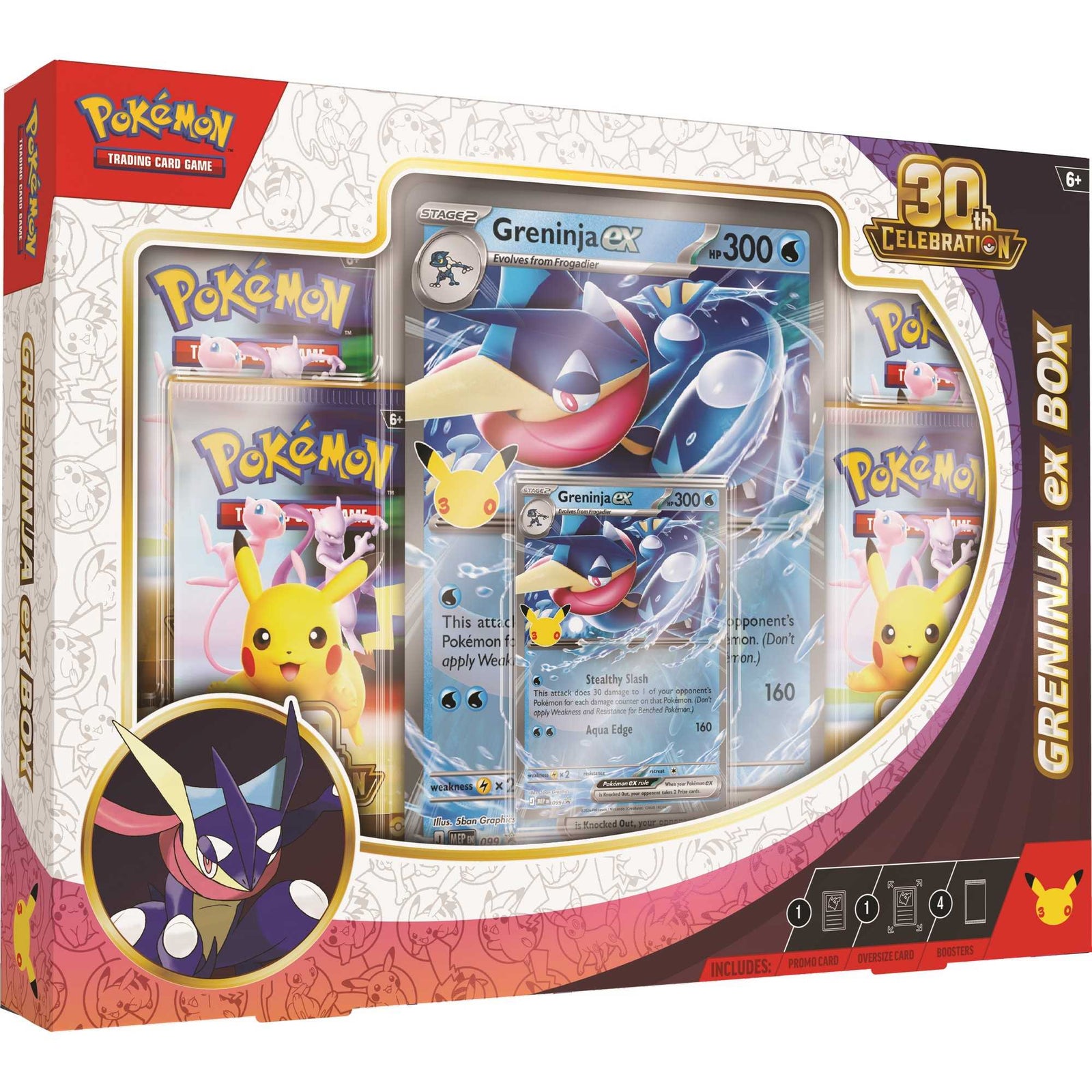 Pokémon TCG 30th Celebration Greninja ex Box Card Game product image 2