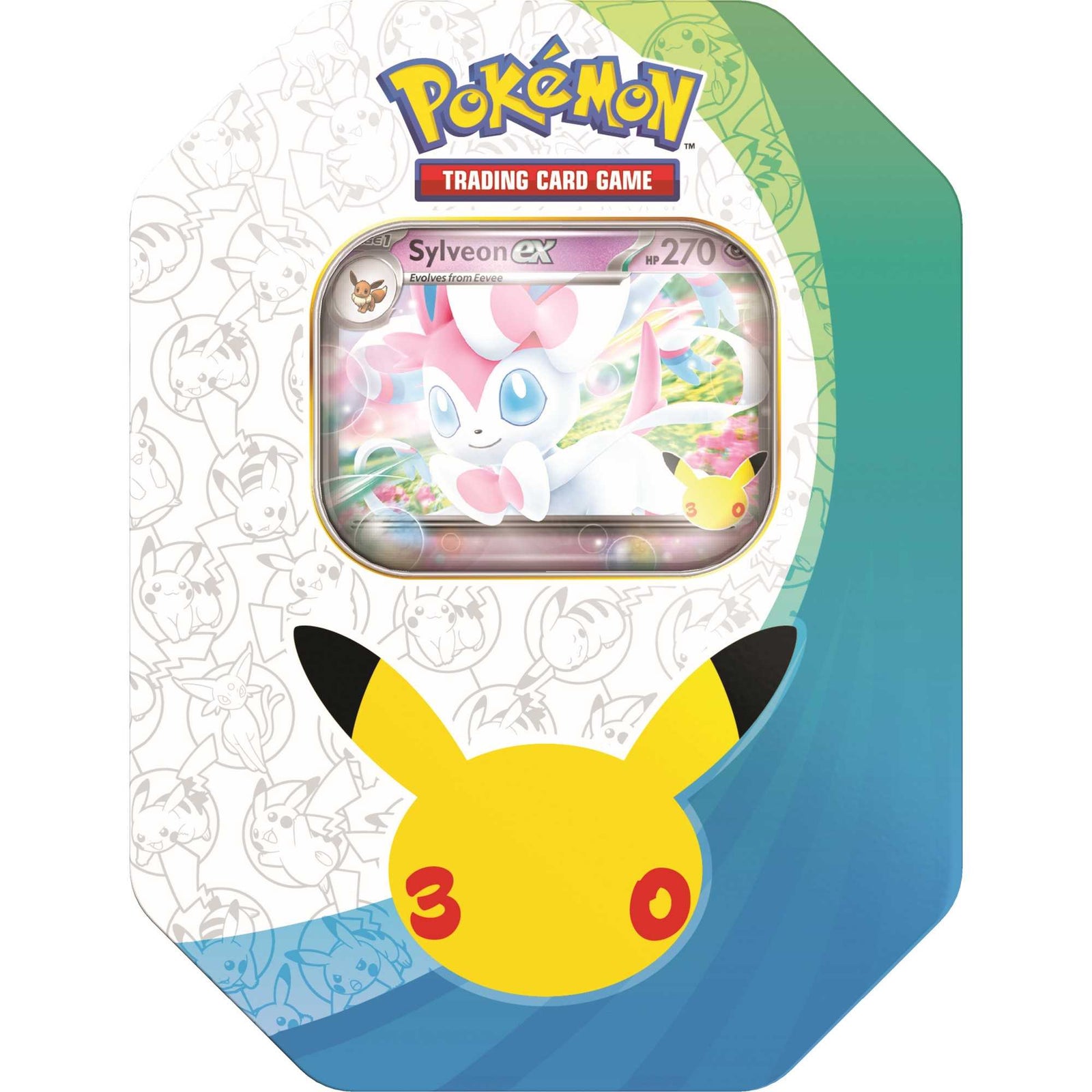 Pokémon TCG 30th Celebration Sylveon ex Tin Card Game product image