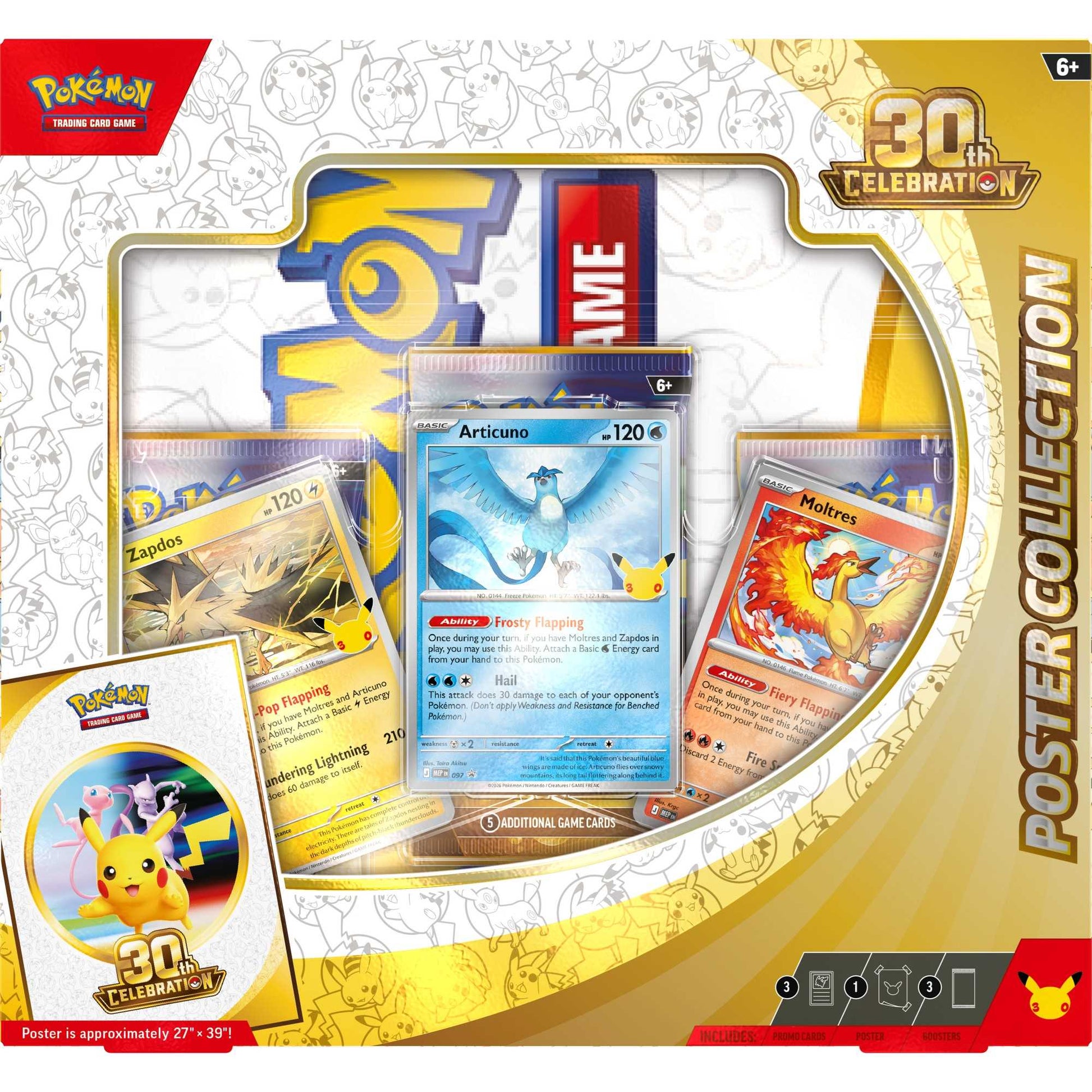 Pokémon TCG 30th Celebration Poster Collection Card Game product image
