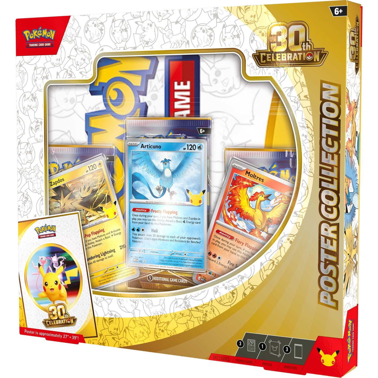 Pokémon TCG 30th Celebration Poster Collection Card Game product image 3