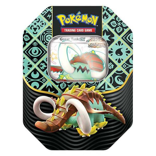 Pokémon TCG: Scarlet & Violet 4.5 Paldean Fates Tin - Great Tusk/Iron Treads/Charizard 2