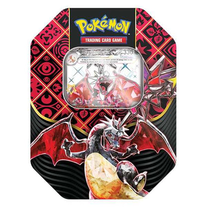 Pokémon TCG: Scarlet & Violet 4.5 Paldean Fates Tin - Great Tusk/Iron Treads/Charizard 4