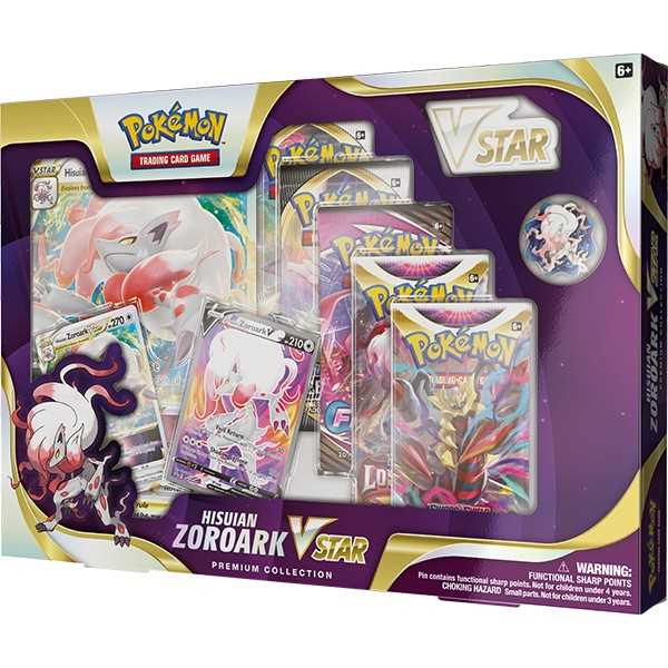 Pokémon TCG: Hisuian Zoroark VSTAR Premium Collection 3