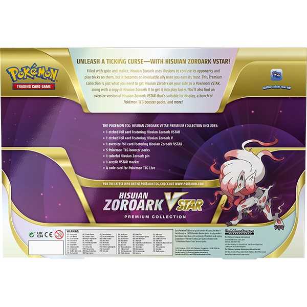 Pokémon TCG: Hisuian Zoroark VSTAR Premium Collection 4