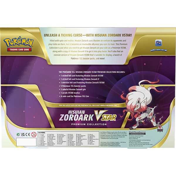 Pokémon TCG: Hisuian Zoroark VSTAR Premium Collection