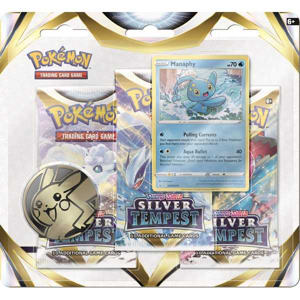 Pokémon TCG: Sword & Shield 12 Silver Tempest 3-Pack Booster Display 1